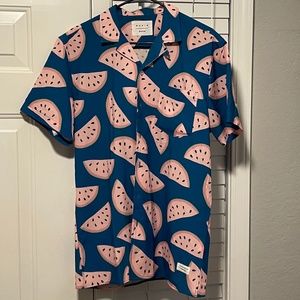 Duvin Watermelon Button-Up